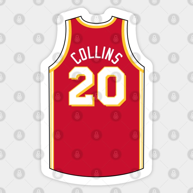 John Collins Atlanta Jersey Qiangy Sticker by qiangdade